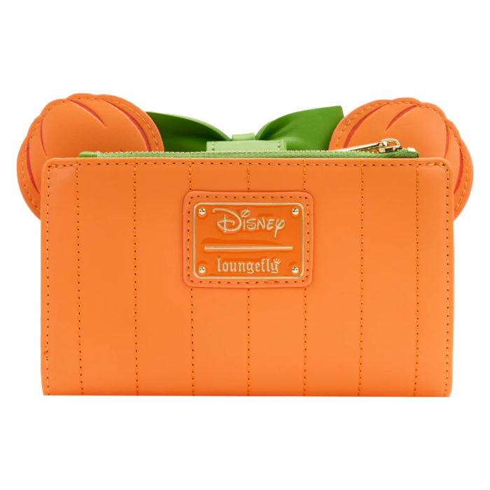 Disney - Minnie Pumpkin Glow In The Dark Face Flap Purse - Loungefly