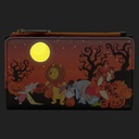 Winnie the Pooh - Halloween Group Glow In The Dark Flap Purse - Loungefly