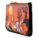 Winnie the Pooh - Halloween Group Glow In The Dark Flap Purse - Loungefly