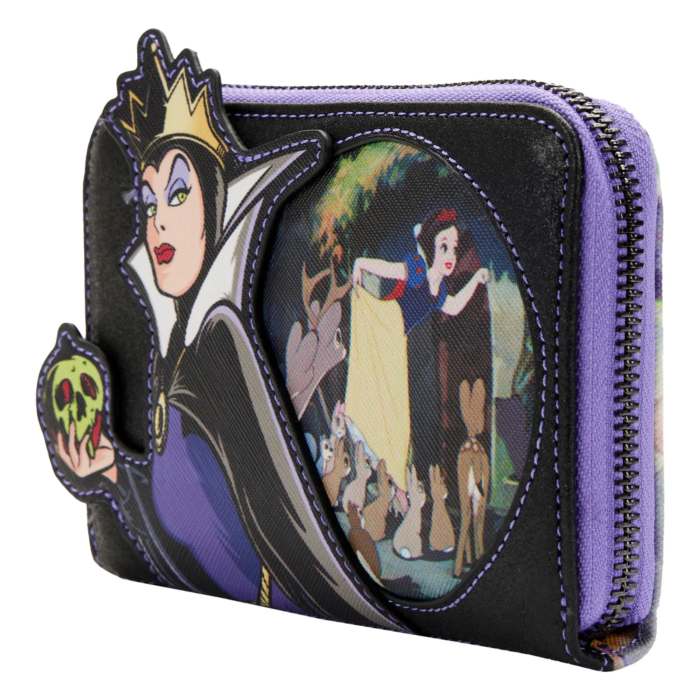 LOUWDWA2177-Snow-White-1937-Evil-Queen-Apple-Zip-Purse-Loungefly