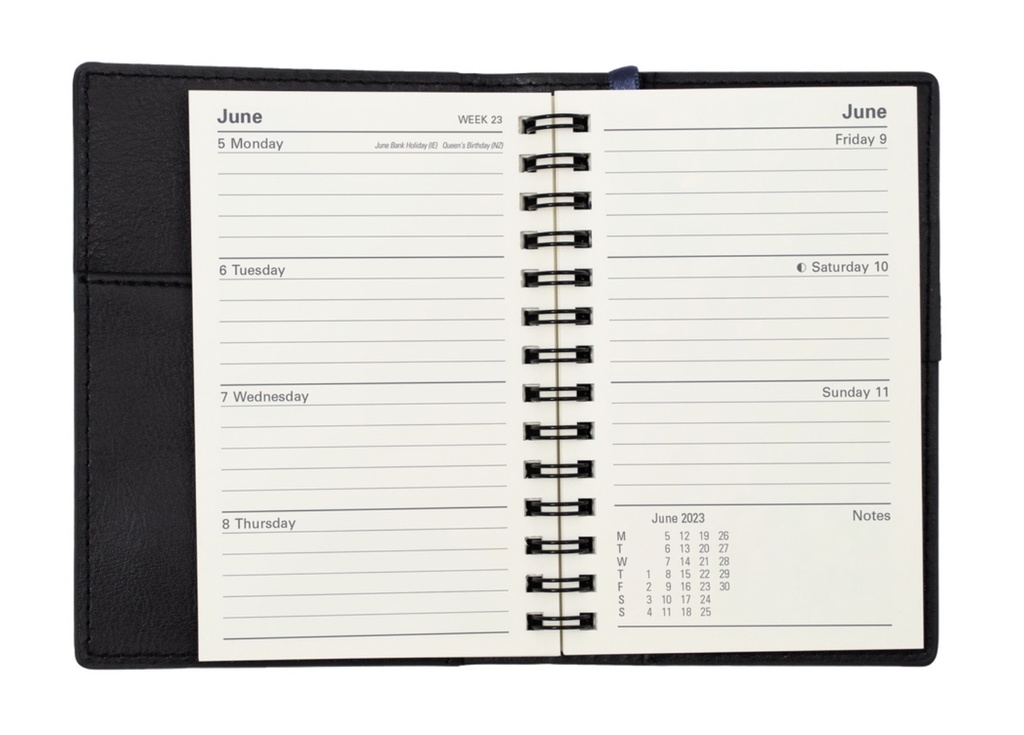 Collins 2023 Vanessa Diary WTV A6 Purple