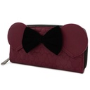 Disney - Minnie Mouse Maroon Quilted Purse - Loungefly