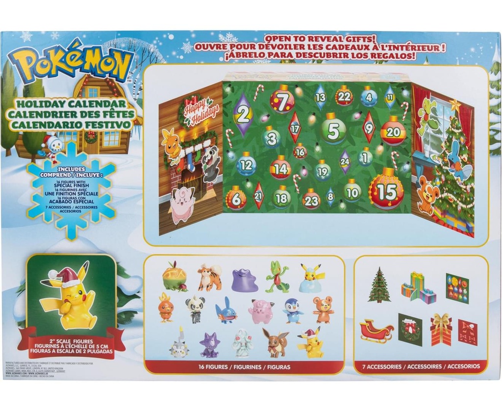 Pokemon - Battle Figure Holiday Calendar