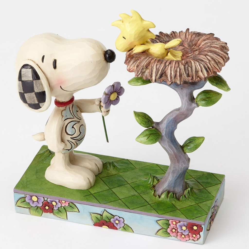Peanuts-by-Jim-Shore-Nest-Warming-Gift-Snoopy-With-Woodstock-In-Nest