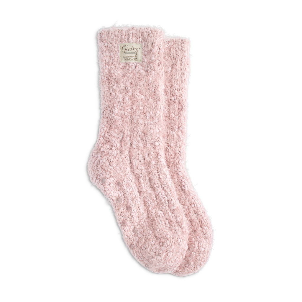 Demdaco Giving Socks -  Pink