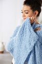 Demdaco Giving Shawl - Light Blue with Bookmark