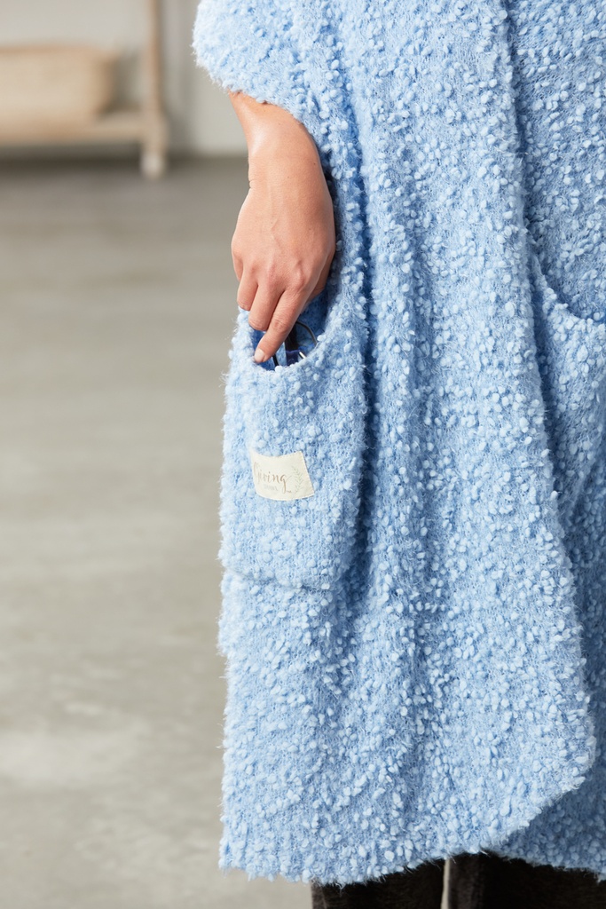 Demdaco Giving Shawl - Light Blue with Bookmark