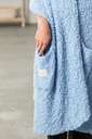 Demdaco Giving Shawl - Light Blue with Bookmark