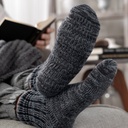 Demdaco Men's Giving - Navy Slipper Socks