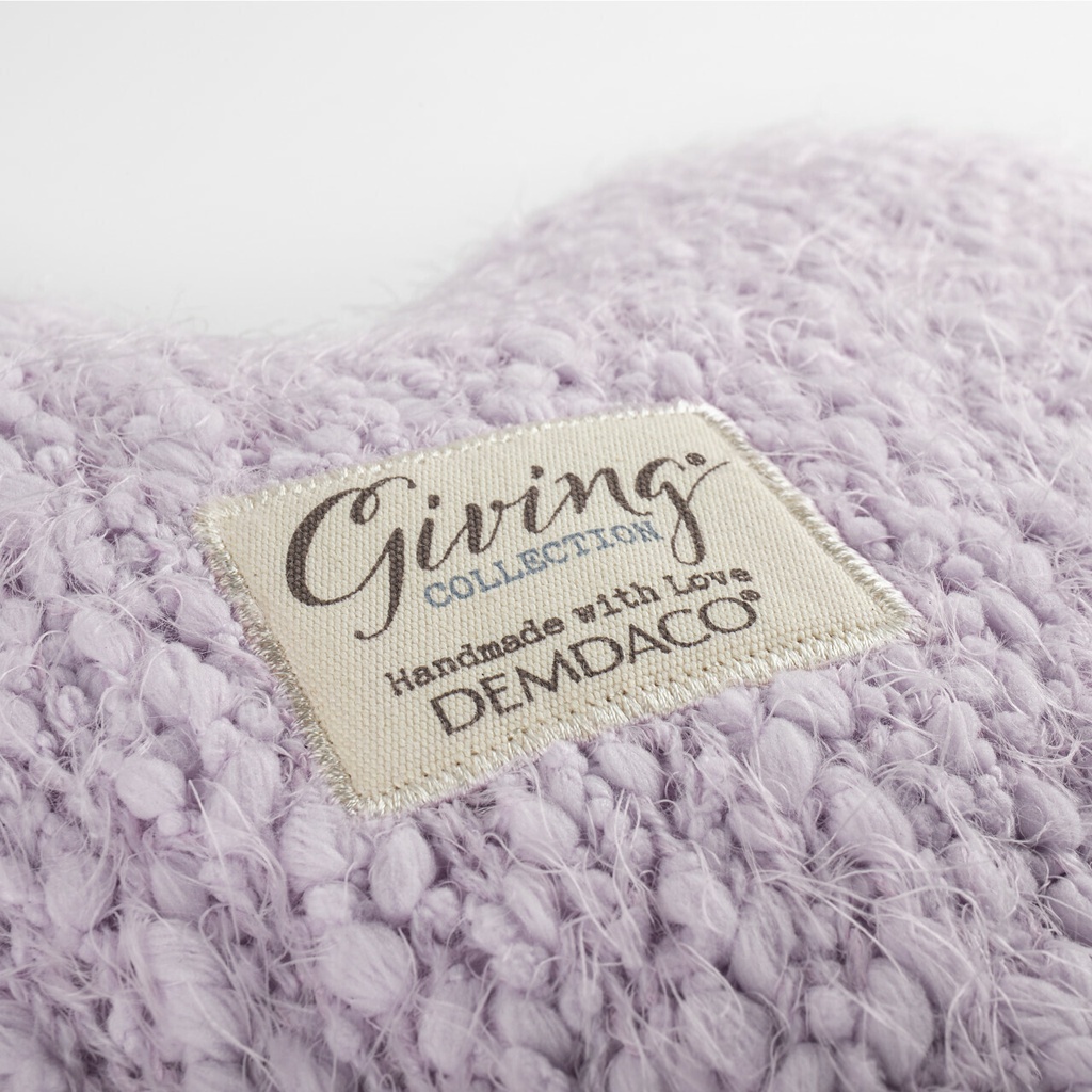 Demdaco Giving Heart Pillow - Light Purple