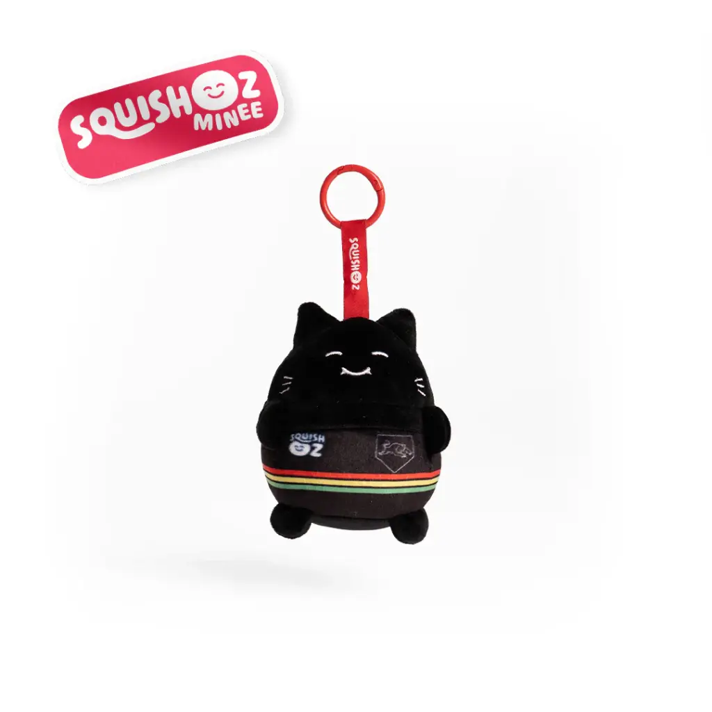 NRL Penrith Panthers SquishOz Mascot - Clawo the Panther Minee Clip