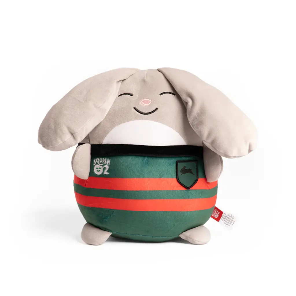NRL South Sydney Rabbitohs SquishOz Mascot - Reggo the Rabbit