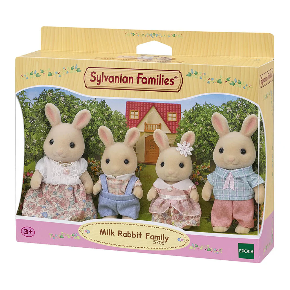 Sylvanian Families - Milk Rabbit Family