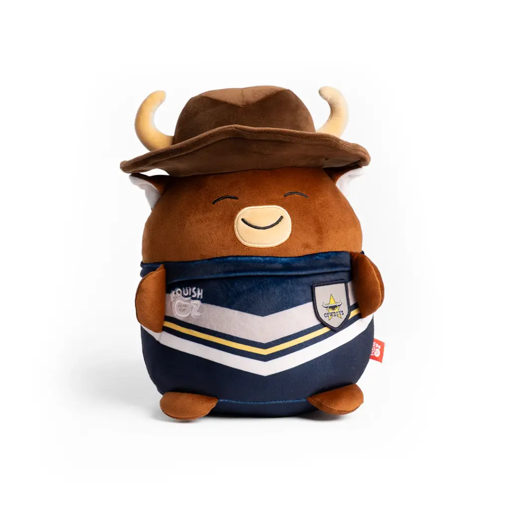 NRL North Queensland Cowboys SquishOz Mascot - Bullo the Bull
