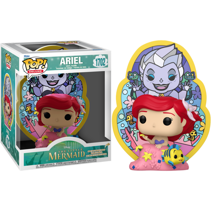 The Little Mermaid - Ariel (Stained Glass) Deluxe Funko Pop! Vinyl Figure #1702
