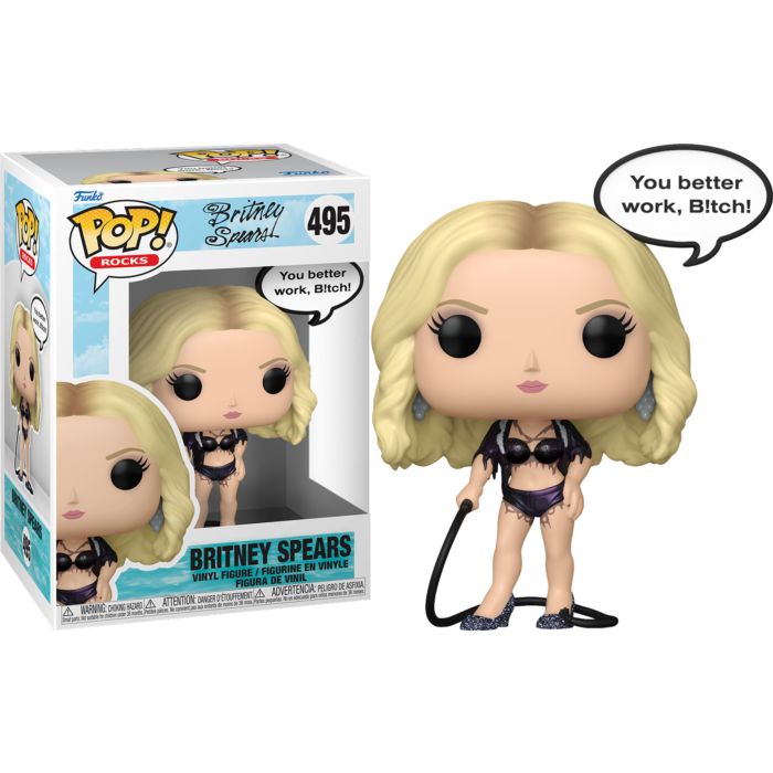 Britney Spears - You Better Work, B!tch Funko Pop! Vinyl Sayings Figure #495