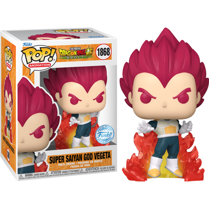 Dragon Ball Super: Broly - Super Saiyan God Vegeta Funko Pop! Vinyl Figure #1868