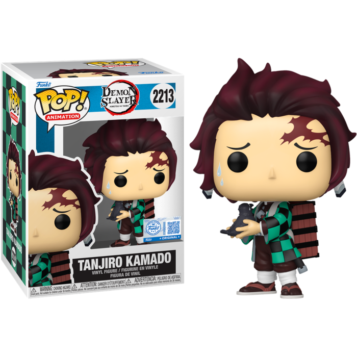Demon Slayer - Tanjiro Kamado (with Crow) Funko Pop! Vinyl Figure #2213 