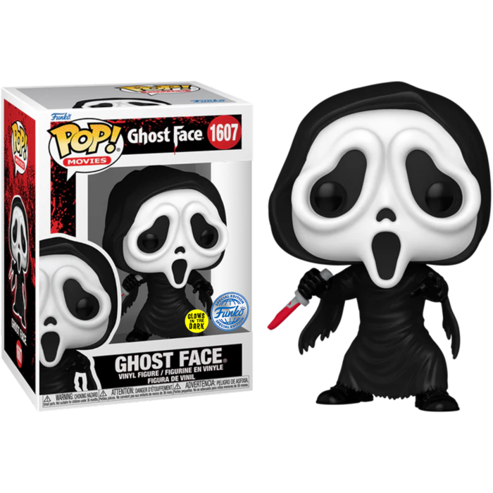 Scream - Ghostface with Knife (Glow in the Dark) Funko Pop! Vinyl Figure #1607