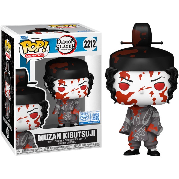 Demon Slayer - Muzan Kibutsuji (Black & White Battle Damaged) Funko Pop! Vinyl Figure #2212