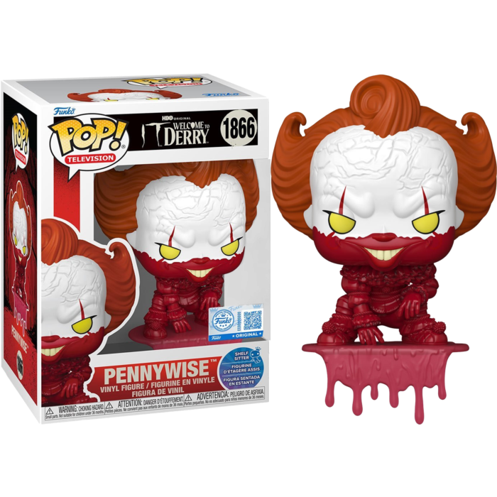 IT: Welcome to Derry - Bloody Pennywise (Crouching) Funko Pop! Vinyl Figure #1866