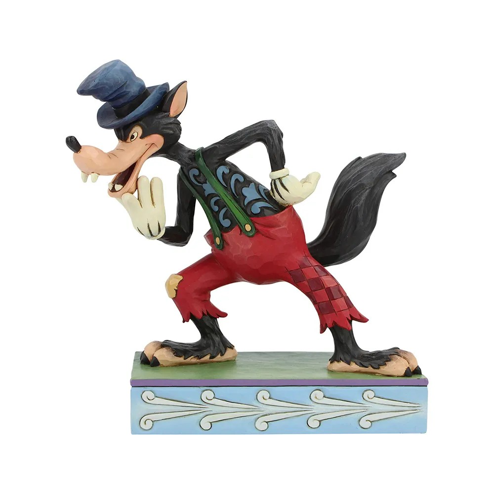 "I'll Huff and I'll Puff" Big Bad Wolf - Disney Traditions by Jim Shore