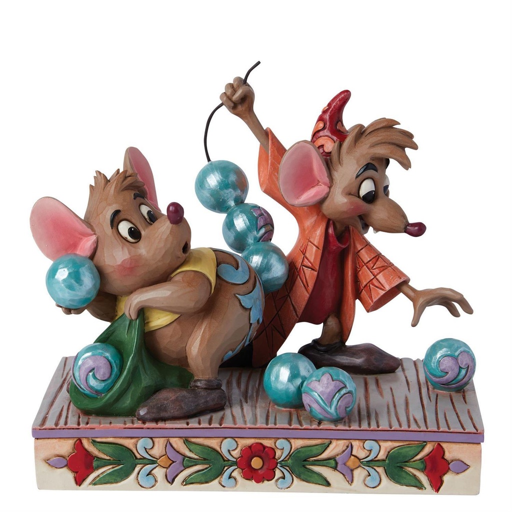 "Beads for Cinderelly" Jaq and Gus - Disney Traditions by Jim Shore