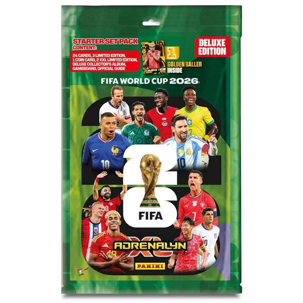 Panini FIFA World Cup Adrenalyn XL 2026 Trading Card Deluxe Starter Pack