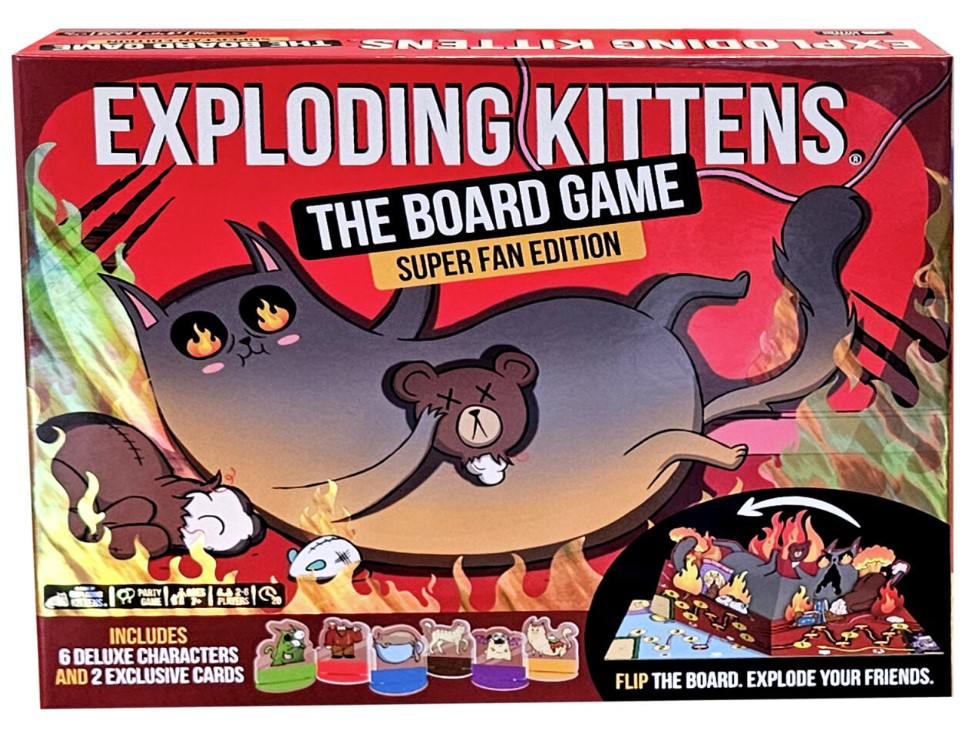 Exploding Kittens the Board Game Super Fan Edition 