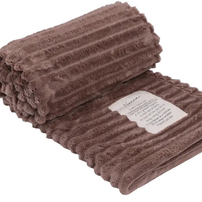 Heartfelt Ribbed Blanket Nana