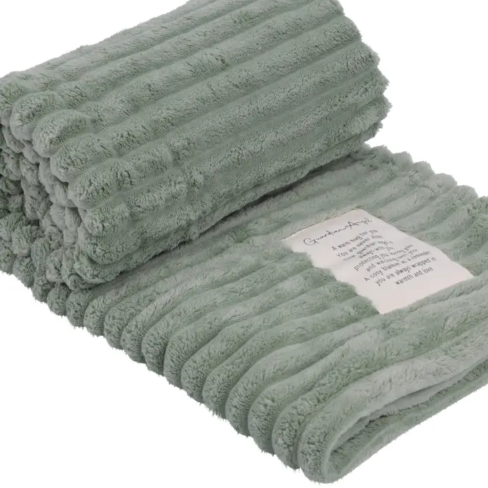 Heartfelt Ribbed Blanket Guardian Angel
