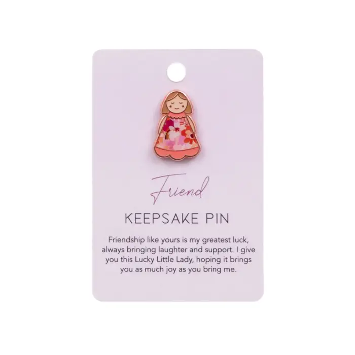Lucky Little Ladies Keepsake Pin Friend
