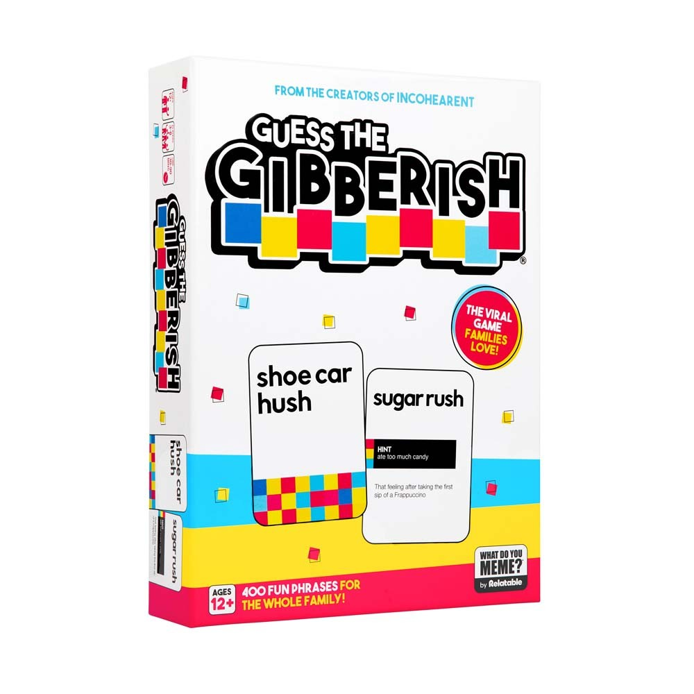 Guess the Gibberish Family Addition Card Game