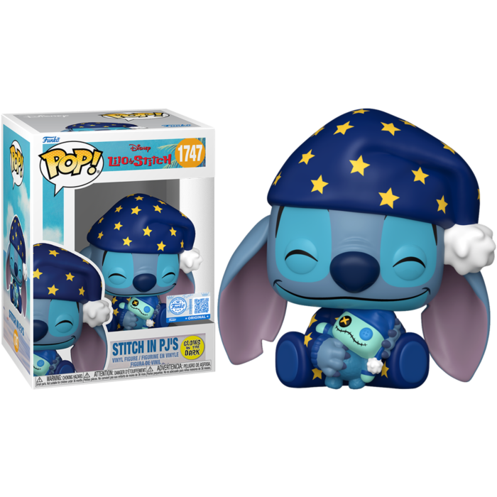 Lilo & Stitch - Stitch in PJ's (Glow in the Dark) Funko Pop! Vinyl Figure #1747
