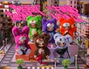Rebel Bear Mystery Plush Collectible Moveable Bag Series