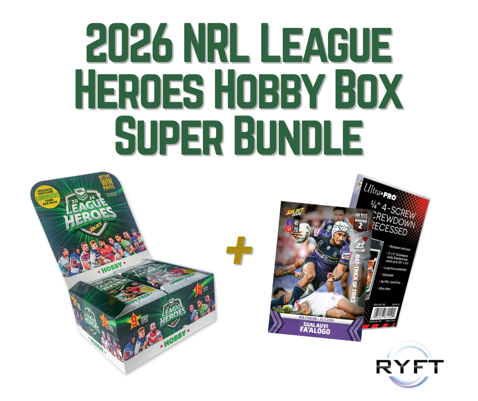 2026 NRL League Heroes Hobby Box Super Bundle - Sualauvi Fa'alago