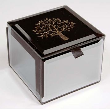 Bling Mini Trinket Box Tree Of Life - Arton Giftware