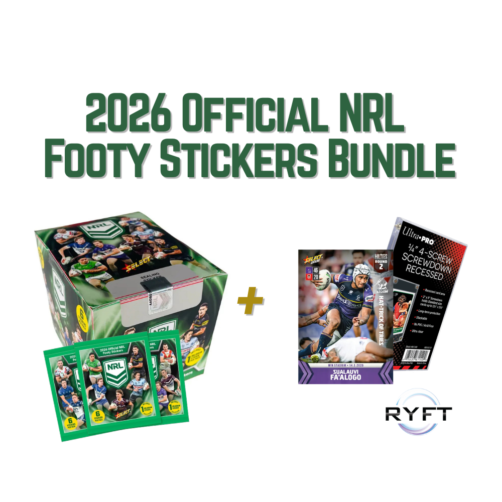 2026 Official NRL Footy Stickers Bundle - Sualauvi Fa'alago