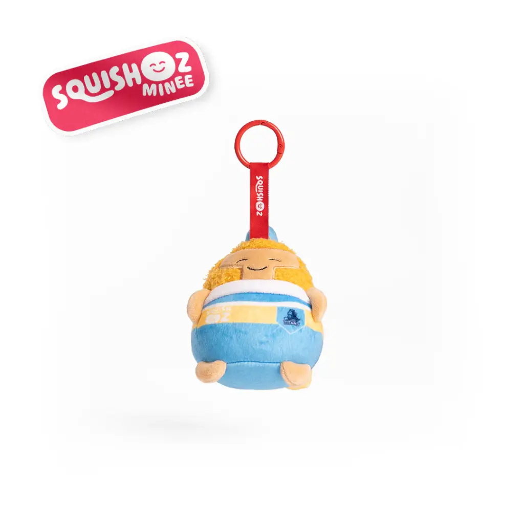 NRL Gold Coast Titans SquishOz Mascot - Blado the Gladiator Minee Clip