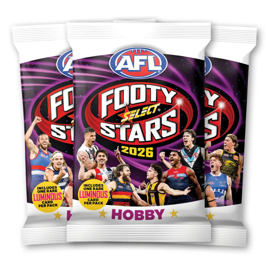 2026 AFL Footy Stars Hobby Booster Pack (9 Cards)