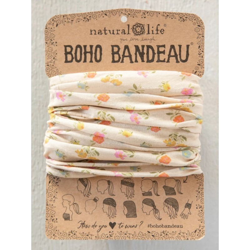 Boho Bandeau - Ditsy Floral Pastel Cream