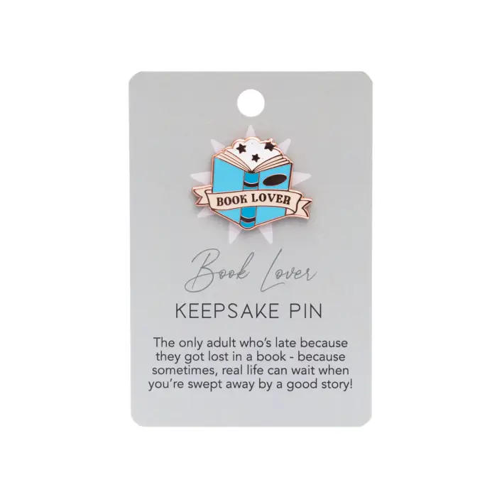  Book Lover Keepsake Pin