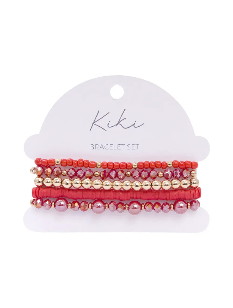 KiKi Crimson Dream Bracelet Set