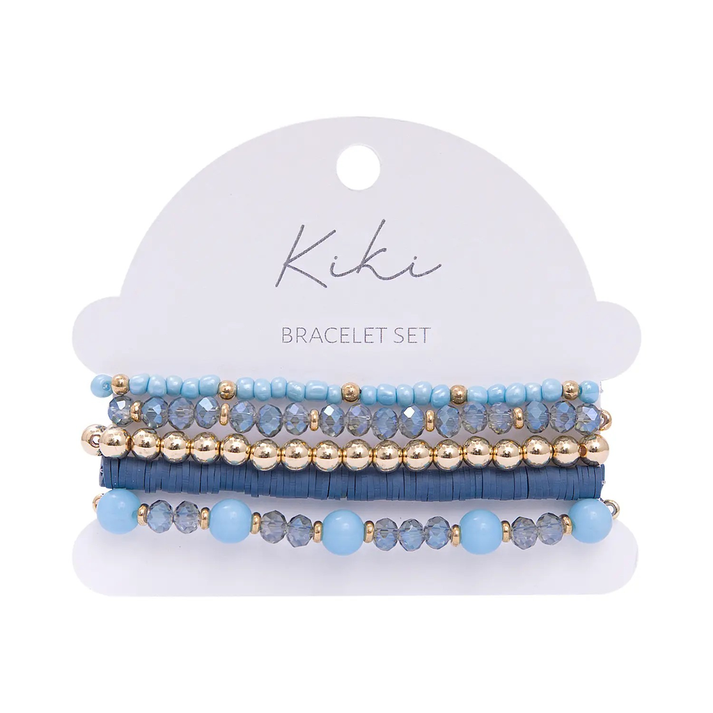 KiKi Blue Waves Bracelet Set