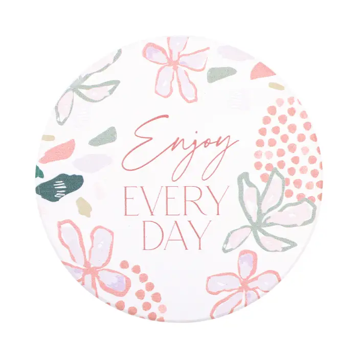Love, Vera Enjoy Ceramic Coaster