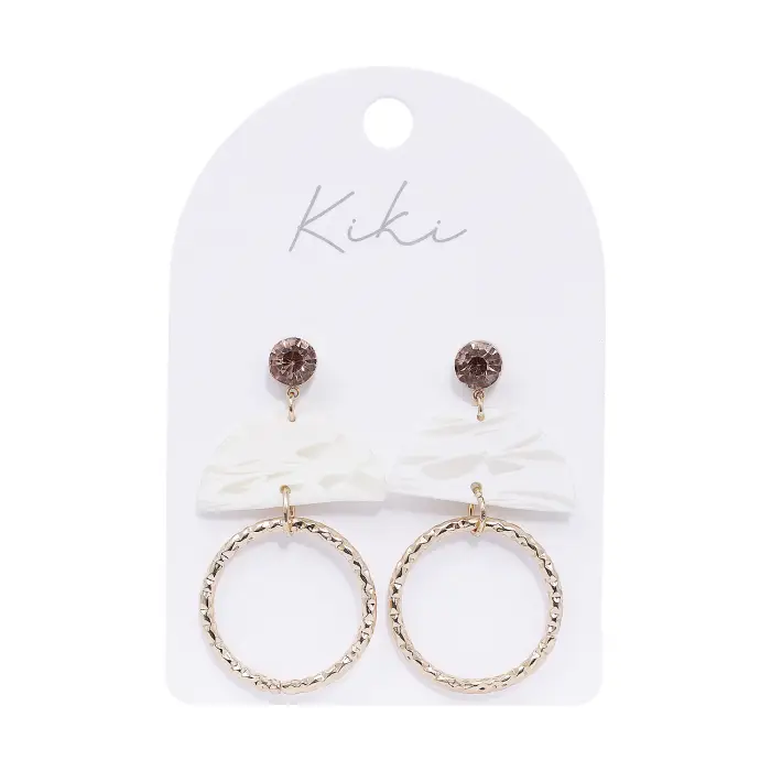 KiKi Half Moon Hoop Earrings