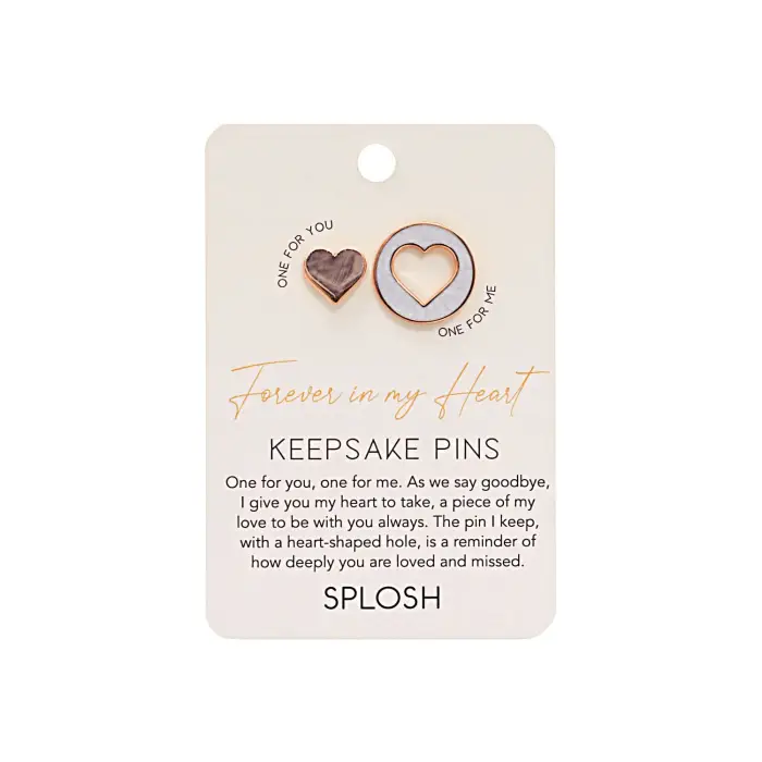 Forever Connected Heart - Keepsake Pin