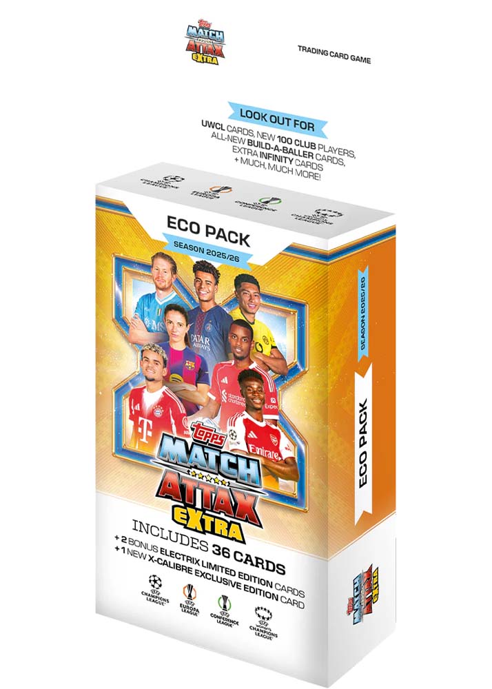 Topps UCC Match Attax Extra UEFA Champions League 2025/2026 Edition Eco Box
