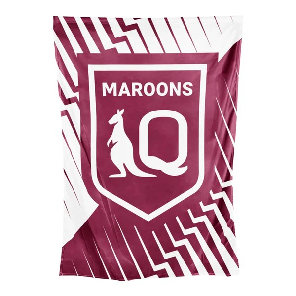 State of Origin QLD Maroons Wall Flag