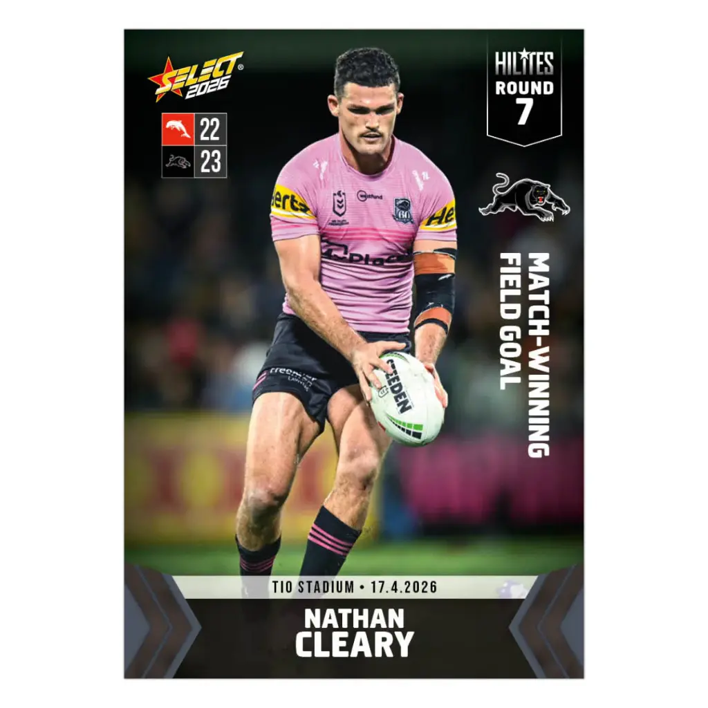 Select Australia 2026 NRL Hilites Round 7 Card Nathan Cleary Penrith Panthers